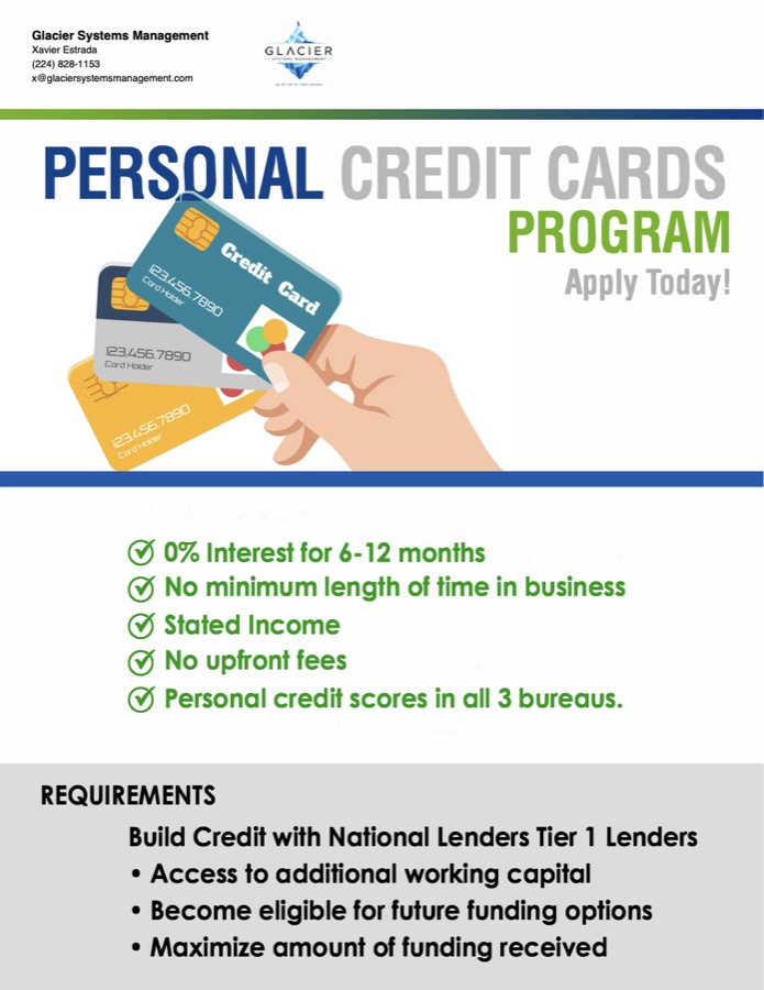 Personal Credit Card Program brochure