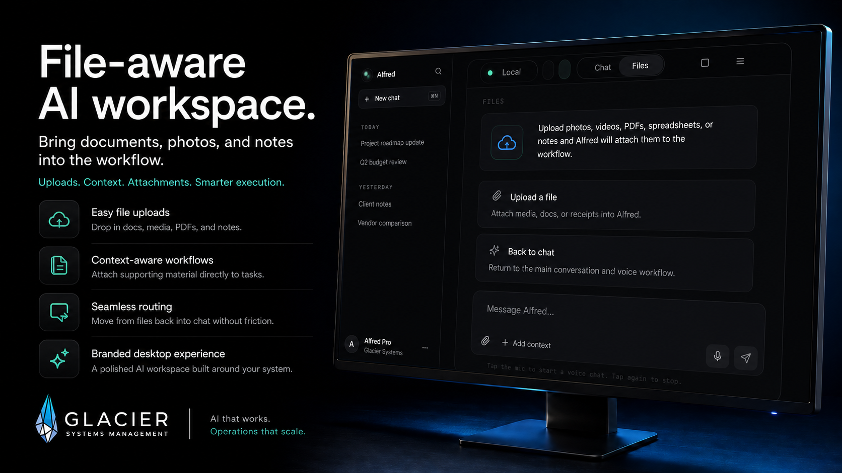 File-aware workspace