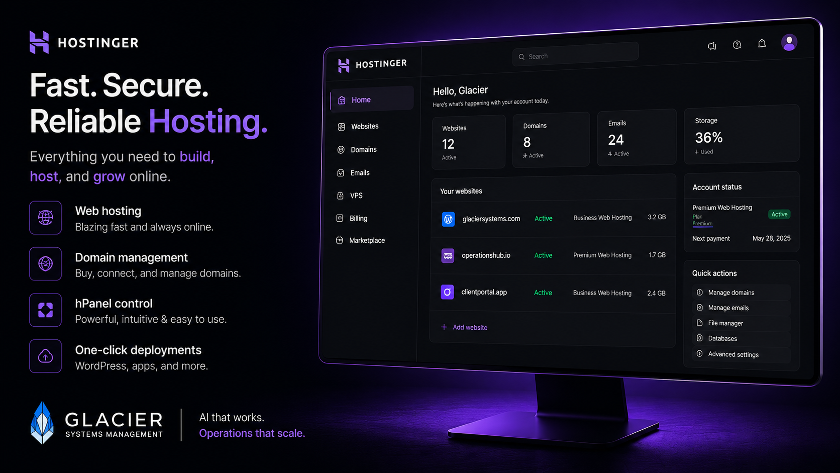 Hosting and deployment