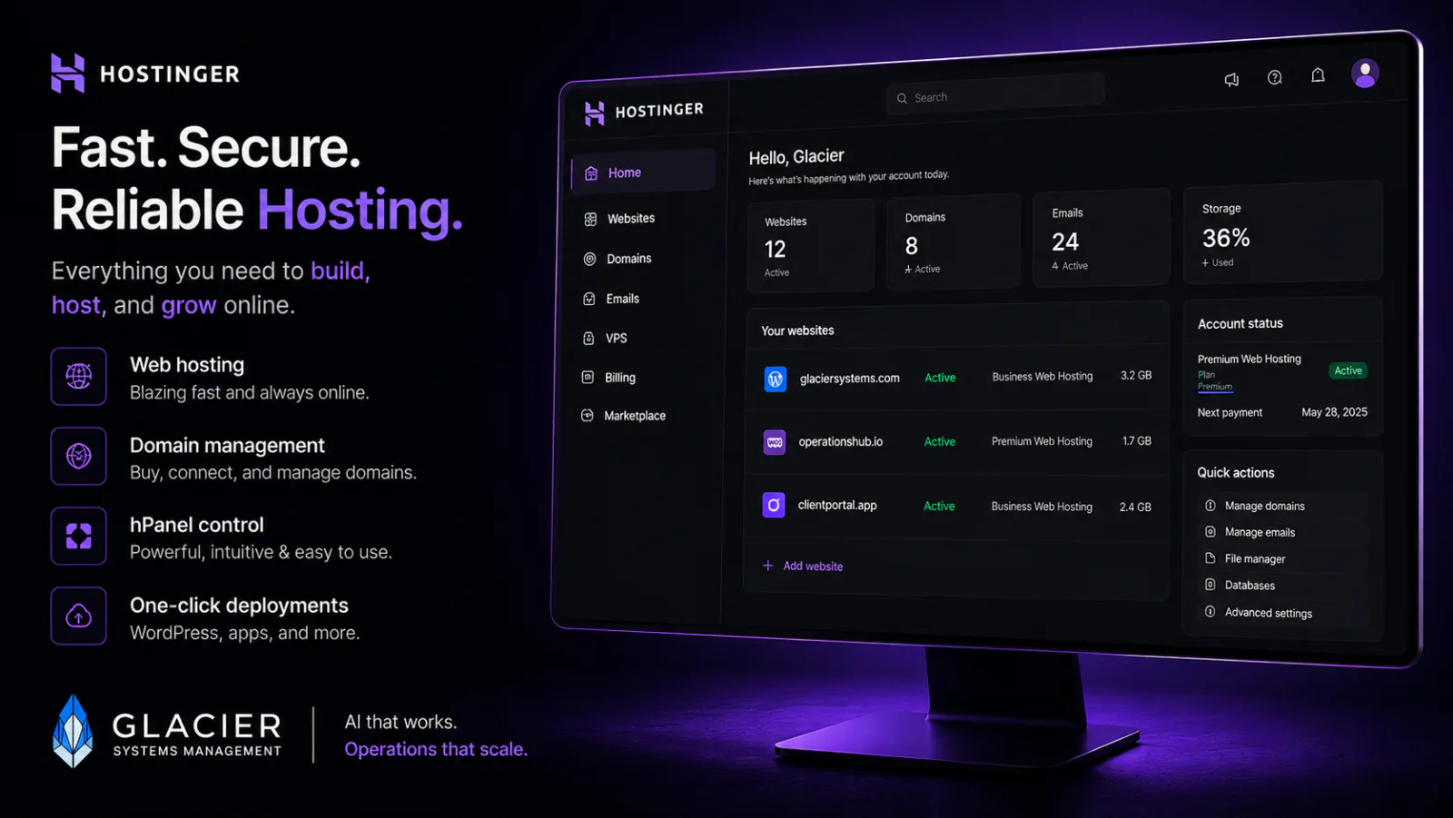 Hosting and deployment
